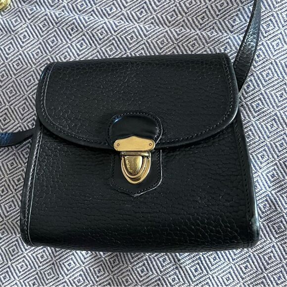 Dooney & Bourke Vintage Black Little Lock Crossbody Bag - Picture 2 of 16